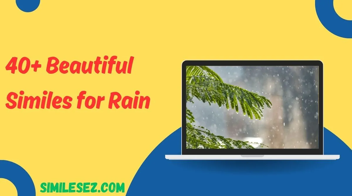 40+ Beautiful Similes for Rain
