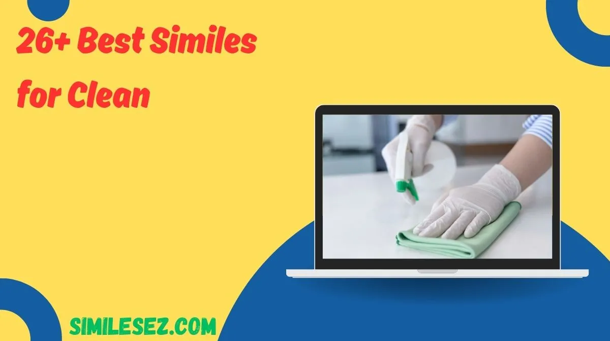 26+ Best Similes for Clean