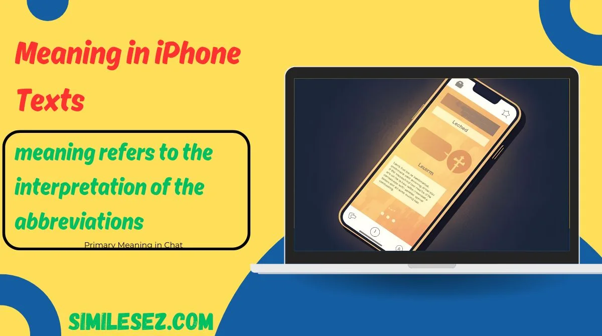 Meaning in iPhone Texts