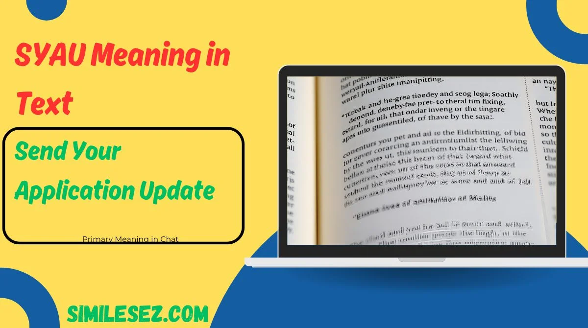 SYAU Meaning in Text